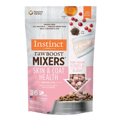 Instinct Raw Boost Mixers Skin & Coat Health Freeze-Dried Cat Food Topper 5.5-oz