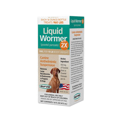 Durvet Liquid Wormer 2X for Dogs 16-oz