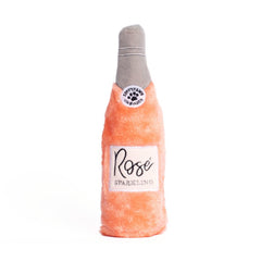 ZippyPaws Happy Hour Crusherz Rosé Plush Dog Toy Medium