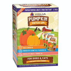 Weruva Pumpkin Patch Up! Pumpkin Pumpkin, What's Your Function?! Variety Pack Food Supplement for Dogs & Cats 1.05-oz Pouch 12 Count