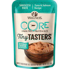 Wellness CORE Tiny Tasters Grain-Free Pate Wet Cat Food Tuna & Salmon 1.75-oz
