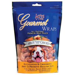 Loving Pets Gourmet Wraps Dog Treat Carrot & Chicken 6-oz