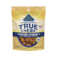 Blue Buffalo True Chews Premium Morsels Natural Dog Treats Real Chicken 11-oz