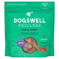 Dogswell Hip & Joint Grillers Grain-Free Dog Treats Duck 20-oz