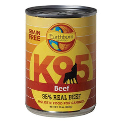 Earthborn Holistic K95 Grain-Free Meat Protein Wet Dog Food Beef 13-oz