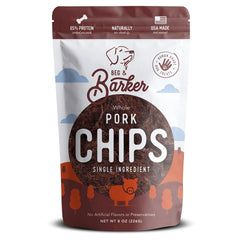 Beg & Barker Whole Pork Heart Chips All Natural Dog Treats 8‑oz