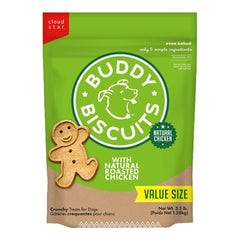 Cloud Star Buddy Biscuits Oven Baked Crunchy Dog Treats Roasted Chicken 3.5-lb