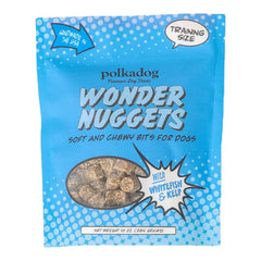 Polkadog Wonder Nuggets Soft & Chewy Dog Treats Whitefish & Kelp 10-oz