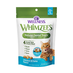 Whimzees Natural Dental Treats for Cats Chicken & Tuna 4.5-oz