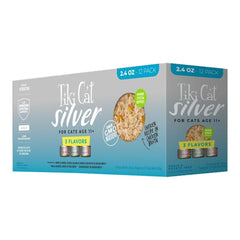 Tiki Pets Cat Silver Variety Pack Wet Cat Food 2.4-oz Cans 12 Count