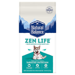 Natural Balance Pet Foods Zen Life Dry Dog Food Turkey & Barley Formula 4-lb