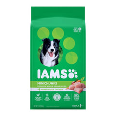 IAMS Minichunks Small Kibble High Protein Adult Dry Dog Food Real Chicken 7-lb