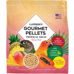 Lafeber Tropical Fruit Gourmet Pellets Conure Bird Food 4-lb