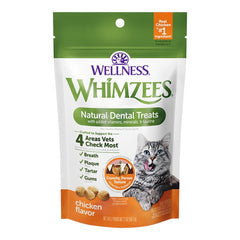 Whimzees Natural Dental Treats for Cats Chicken 2-oz