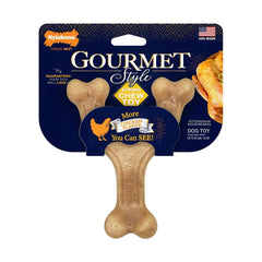Nylabone Gourmet Style Strong Wishbone Dog Chew Toy Chicken Large/Giant - Up To 50 lbs