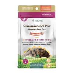 NaturVet Scoopables Glucosamine DS Plus Level 2 Moderate Joint Care Supplement for Dogs 45 Count 11-oz