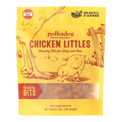 Polkadog Chicken Littles Training Bites Crunchy Dehydrated Dog & Cat Treats 7-oz
