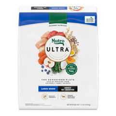 Nutro Ultra Trio of Proteins from Chicken, Lamb, and Salmon Large Breed Adult Dry Dog Food 30-lb