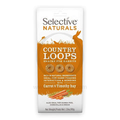 Science Selective Naturals Country Loops with Carrot & Timothy Hay Rabbit Treats 2.8-oz