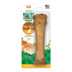 Nylabone Healthy Edibles All-Natural Long Lasting Dog Chew Treats Chicken XL/Souper - 50+ lbs