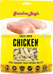 Grandma Lucy's Single Ingredient Freeze-Dried Dog & Cat Treats Chicken 3.5-oz