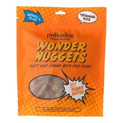 PolkaDog Bakery Wonder Nuggets Peanut Butter Soft Chewy Training Treats for Dogs & Cats 10-oz Pouch