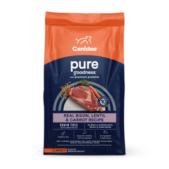 Canidae Pure Goodness Grain-Free Limited Ingredient Adult Dry Dog Food Real Bison, Lentil & Carrot Recipe 10-lb