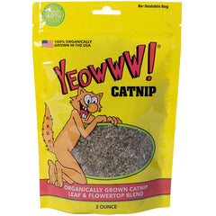 Yeowww! Organically Grown Leaf & Flowertop Blend Catnip 2-oz