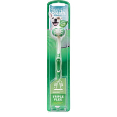 TropiClean Fresh Breath Triple Flex Large Dog Toothbrush