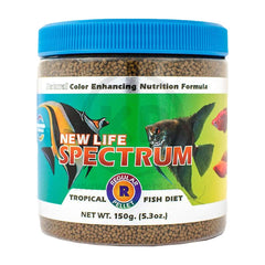 New Life Spectrum Tropical Sinking Large Pellets Fish Food 5.3-oz