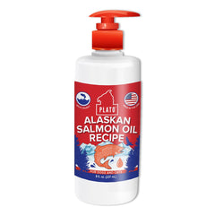 Plato Wild Alaskan Salmon Oil For Dogs & Cats 8-oz