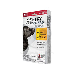 Sentry FiproGuard Flea & Tick Squeeze-on 0.273-oz 3 Count for Dog 45-88 lbs