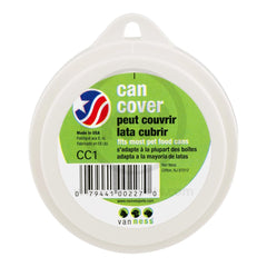 Van Ness Plastics Pet Food Can Cover White