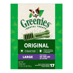 Greenies Original Dog Dental Treats Large 27-oz 17 Count