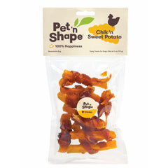 Pet 'n Shape Chik 'n Sweet Potato Jerky Dog Treats 4-oz