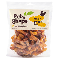 Pet 'n Shape Chik 'n Sweet Potato Jerky Dog Treats 16-oz