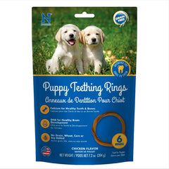 N-Bone Grain-Free Puppy Teething Rings Chicken 6 Count 7.2-oz