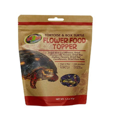 Zoo Med Tortoise & Box Turtle Flower Food Topper 1.4-oz