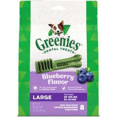Greenies Blueberry Dog Dental Treats Large 12-oz 8 Count
