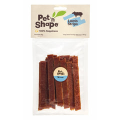 Pet 'n Shape Lamb Strips Jerky Dog Treats 3-oz