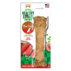 Nylabone Healthy Edibles All-Natural Long Lasting Dog Chew Treats Roast Beef XL/Souper - 50+ lbs 1 Count