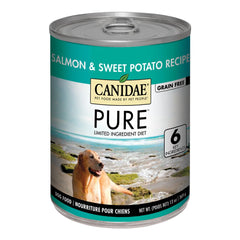 CANIDAE PURE Grain-Free Limited Ingredient Canned Dog Food Salmon & Sweet Potato 13-oz