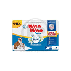 Four Paws Wee-Wee Odor Control Dog Training Pads with Febreze Freshness 50 Count 22 in X 23 in