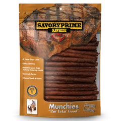 Savory Prime Munchie Sticks Dog Treats Beef 5 inches 100 Count
