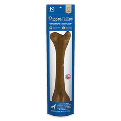 N-Bone Pupper Nutter Dental Chew Bone Dog Treats Peanut Butter Large Single