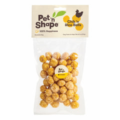 Pet 'n Shape Chik 'n Rice Balls Crunchy Dog Treats 4-oz