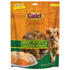 Cadet Gourmet Sweet Potato & Chicken Wrapped Dog Treats 14-oz