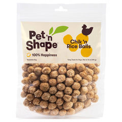 Pet 'n Shape Chik 'n Rice Balls Crunchy Dog Treats 16-oz
