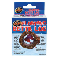 Zoo Med Floating Betta Log Aquarium Ornament Brown
