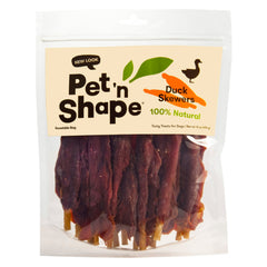 Pet 'n Shape Duck Skewers Jerky Dog Treats 16-oz